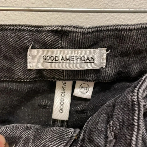 GOOD American Good Curve woman’s black jeans - Picture 7 of 12